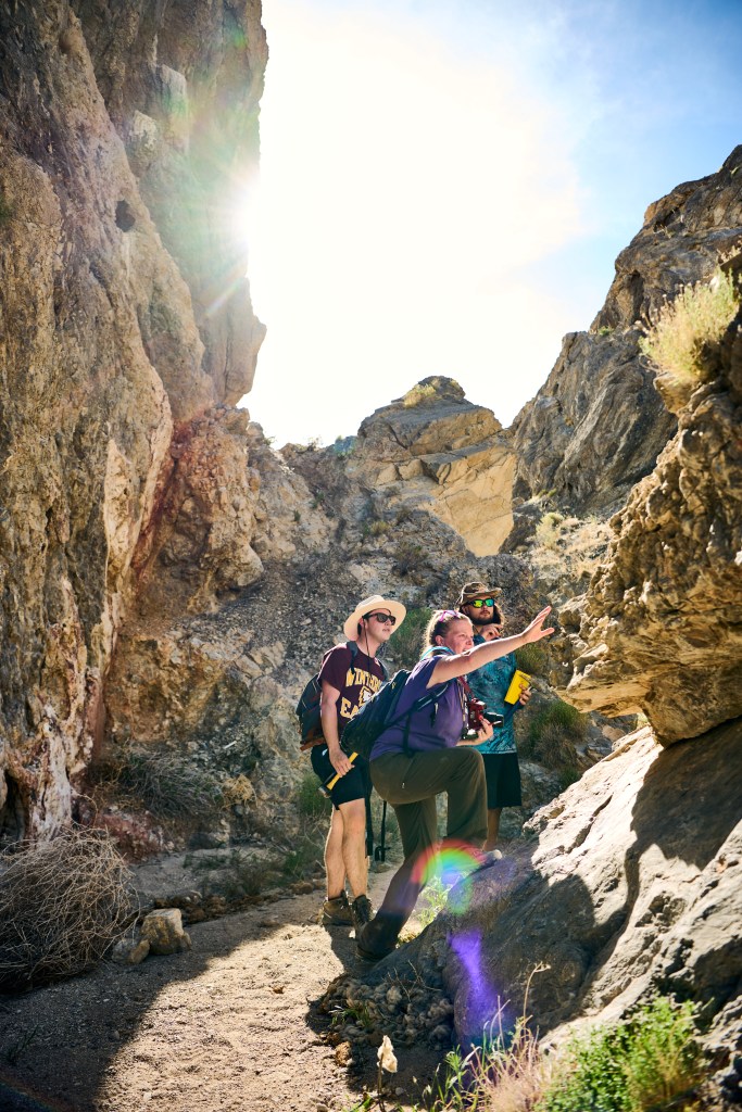 Paleontologist utah field work Winthrop students